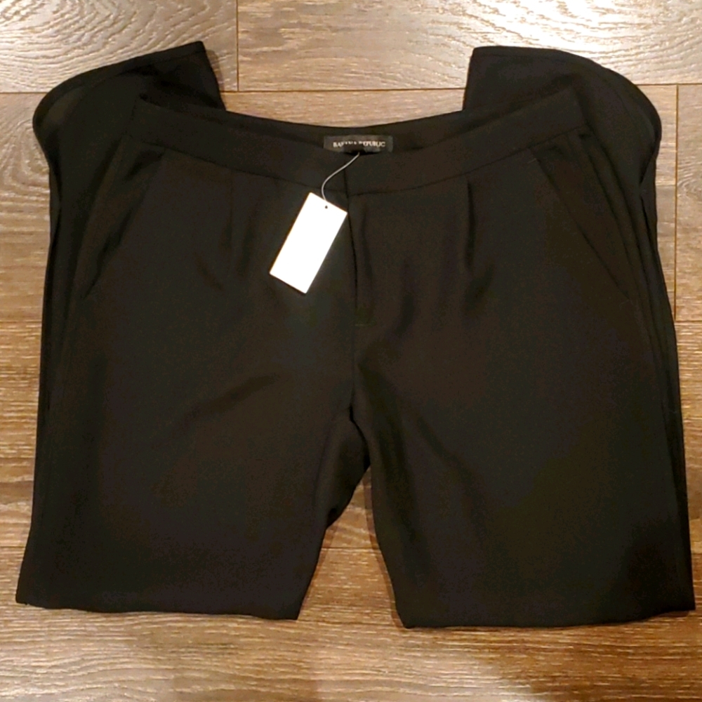 BANANA REPUBLIC DRAPEY TAPERED PANTS, 2 (26)